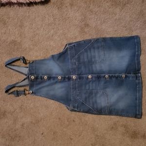 Overall Denim Dress (Girls Size 14)